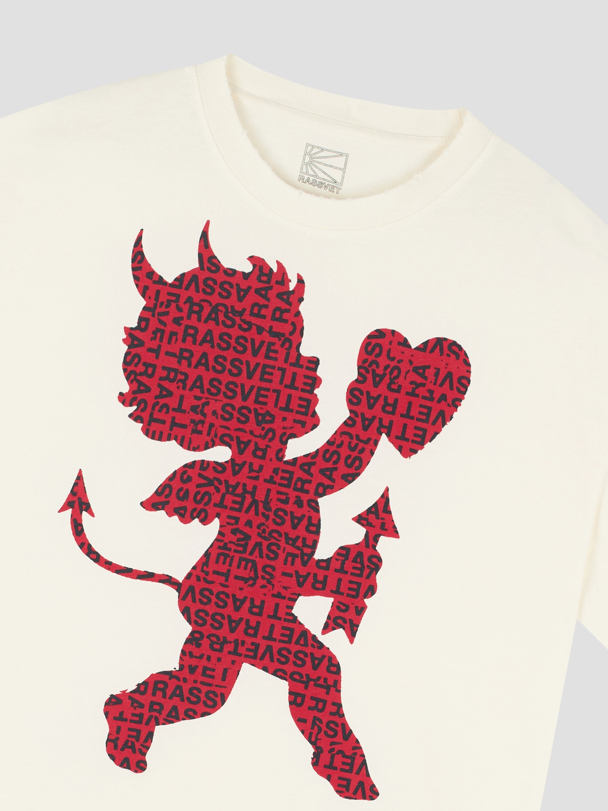PACC18T007 ~ DEVIL TEE - WHITE
