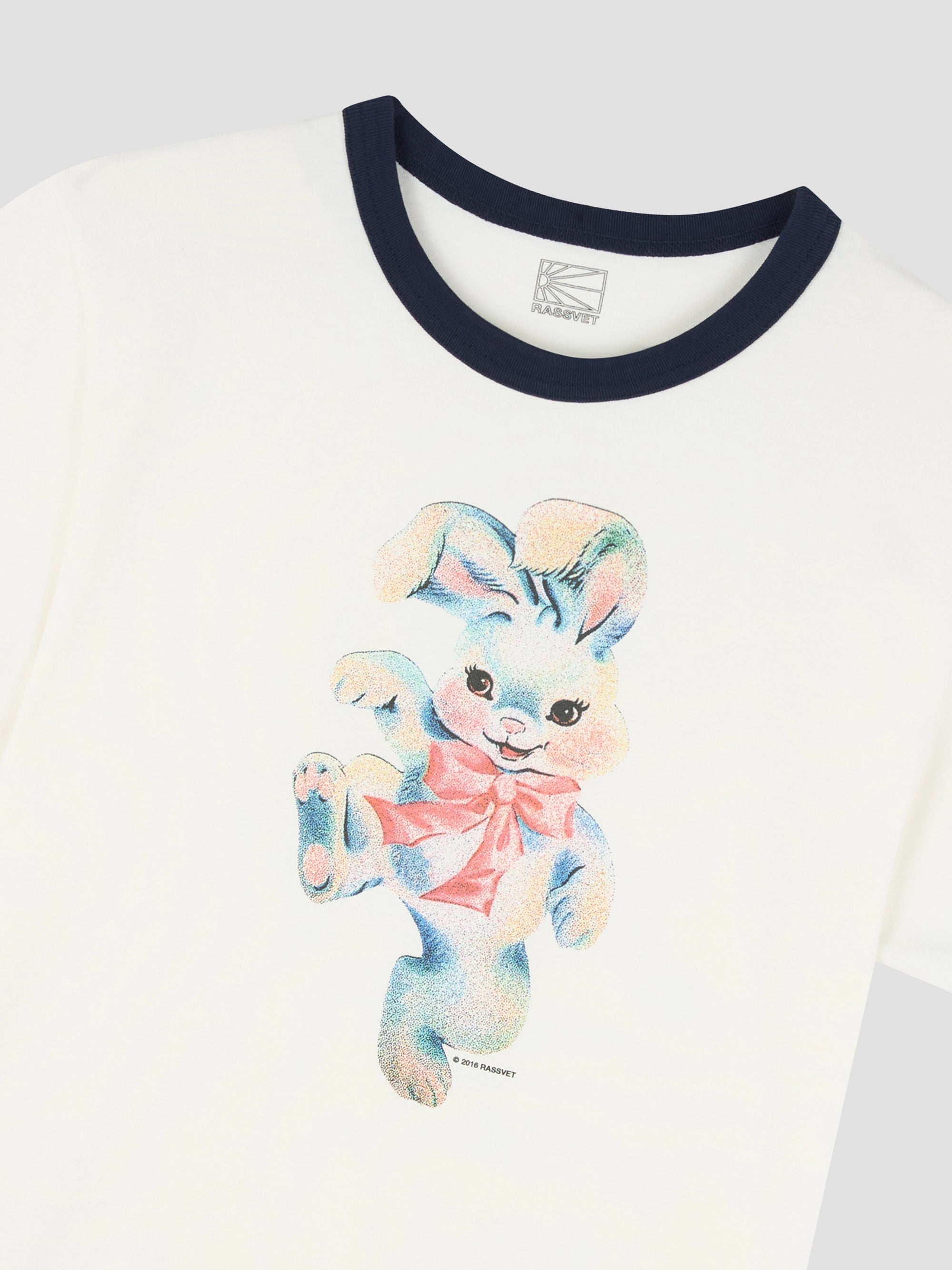 PACC18T011 ~ BUNNY RINGER TEE - WHITE