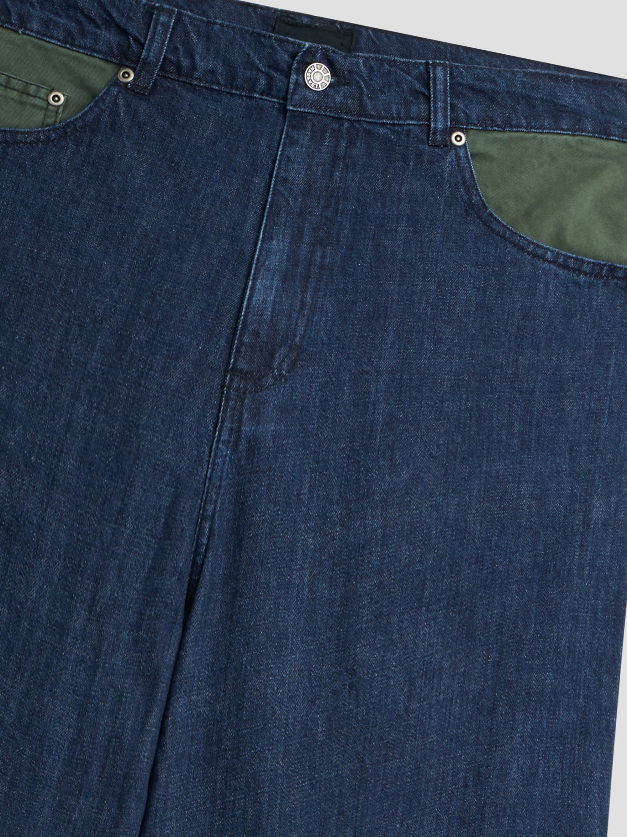PACC19P001-1 ~ MEN SURPLUS DENIM PANTS GREEN