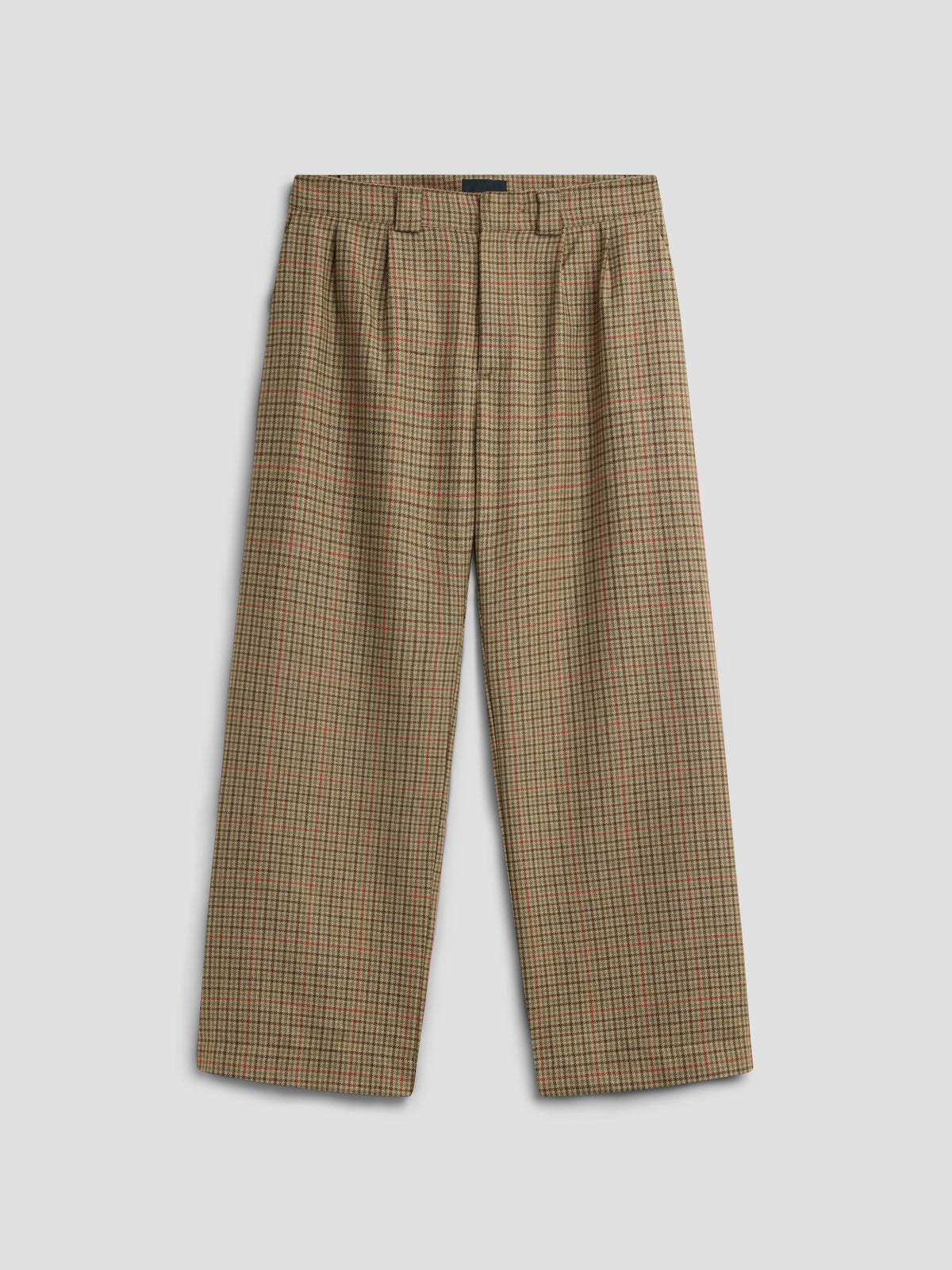 PACC19P006-1 ~ MEN WOOL PLEATED PANTS BROWN