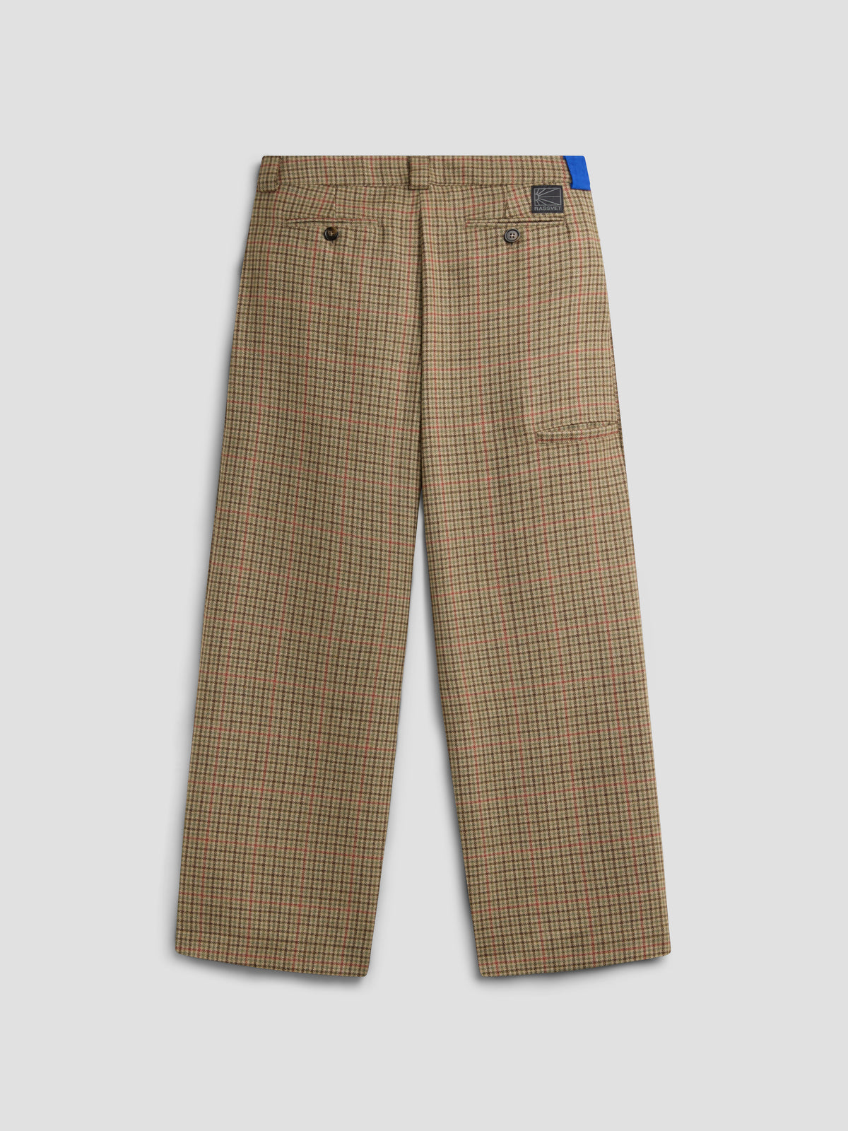 PACC19P006-1 ~ MEN WOOL PLEATED PANTS BROWN