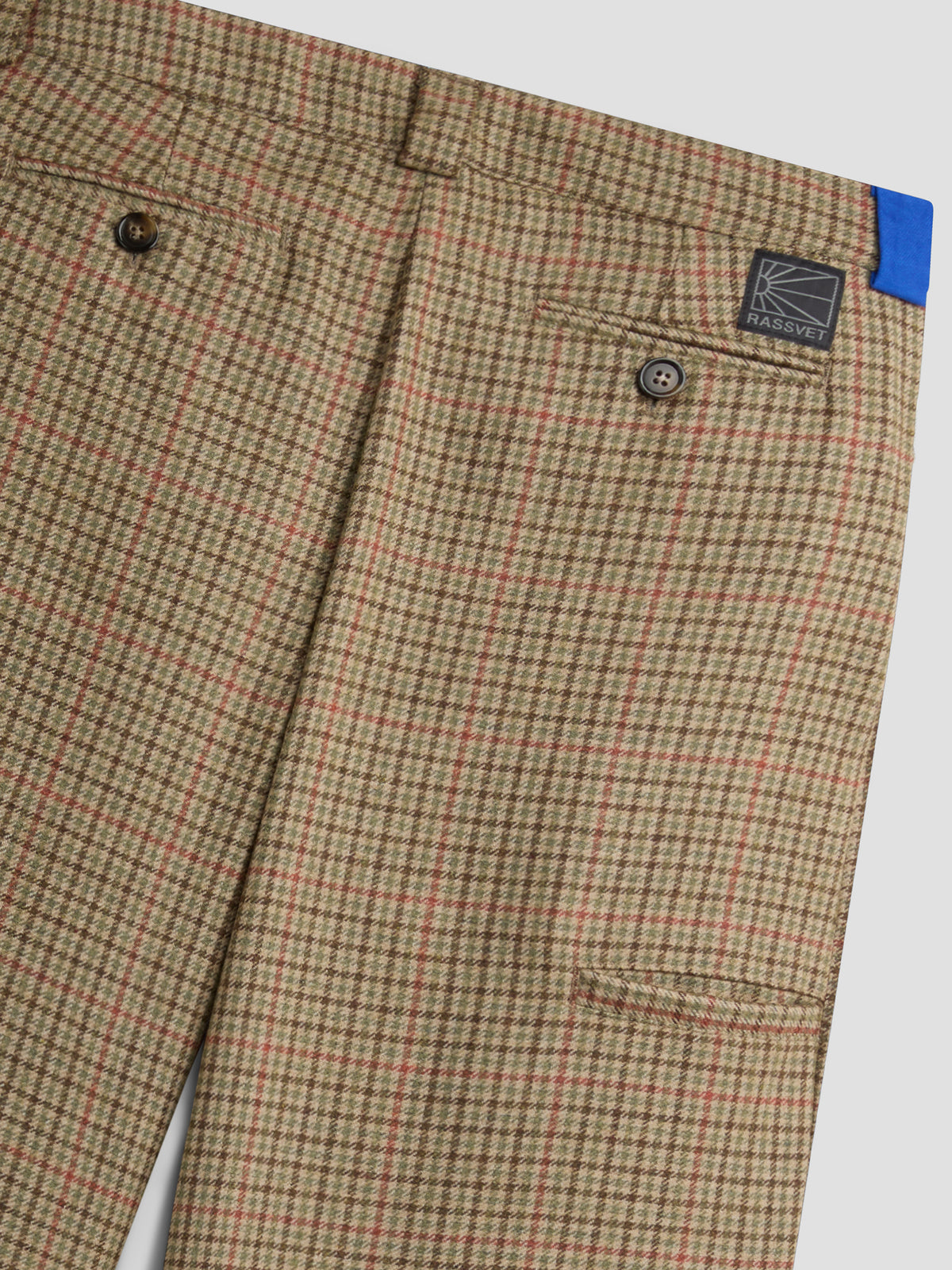 PACC19P006-1 ~ MEN WOOL PLEATED PANTS BROWN