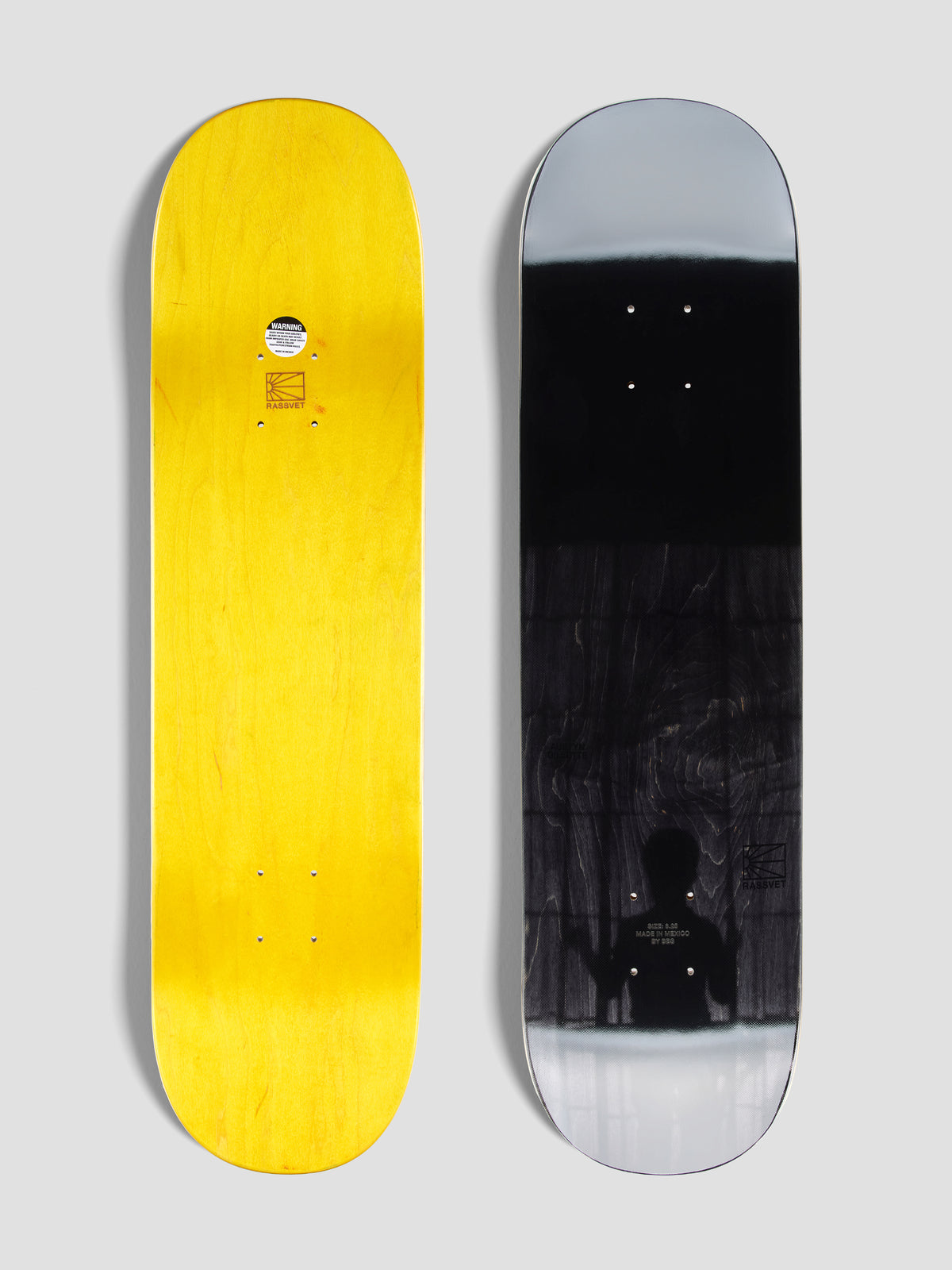 PACC19SK08-1 ~ UNISEX GILETTE BOARD WOOD - 8.25 YELLOW