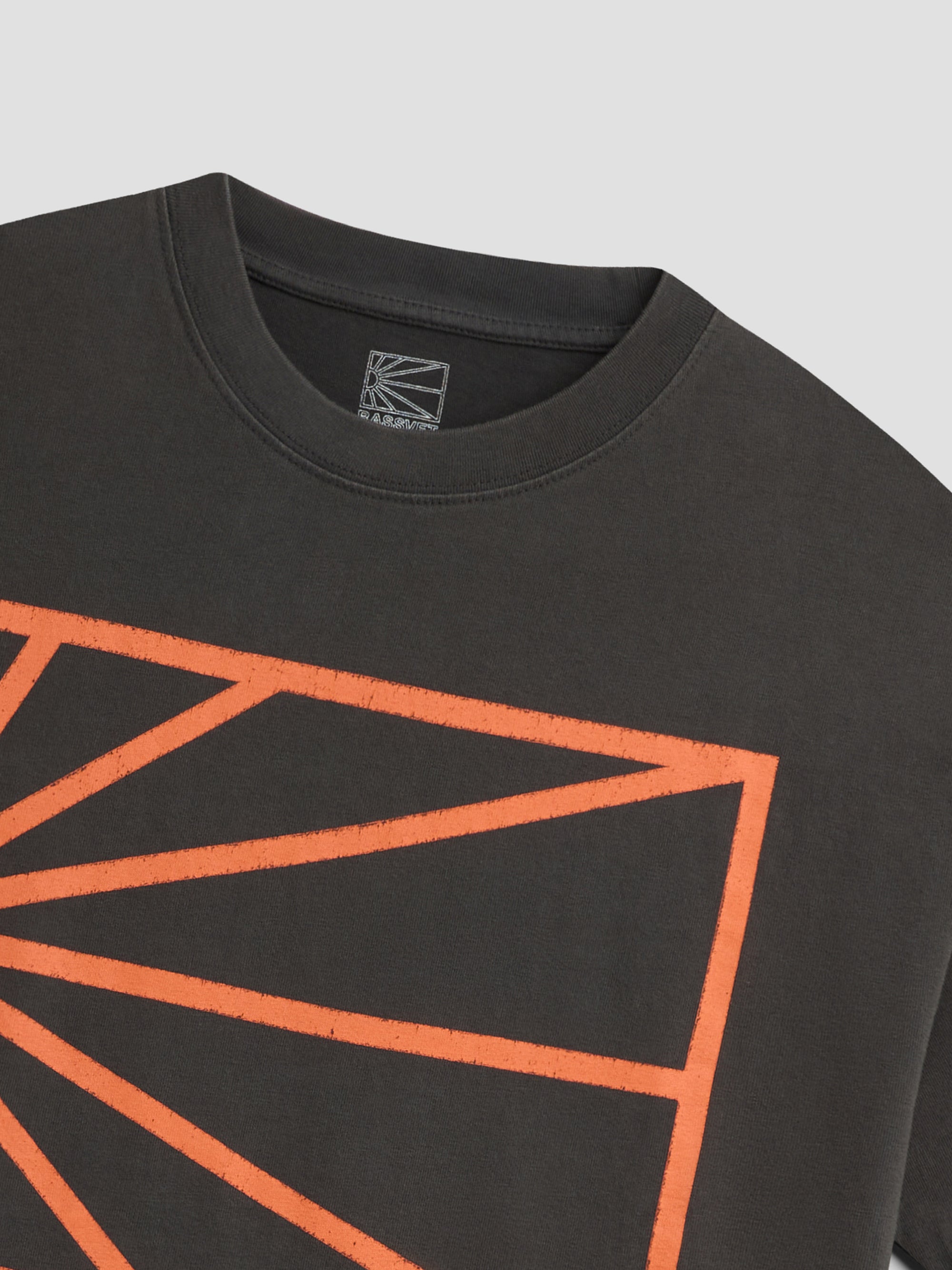 PACC19T001-1 ~ MEN BORDERS TEE SHIRT BLACK