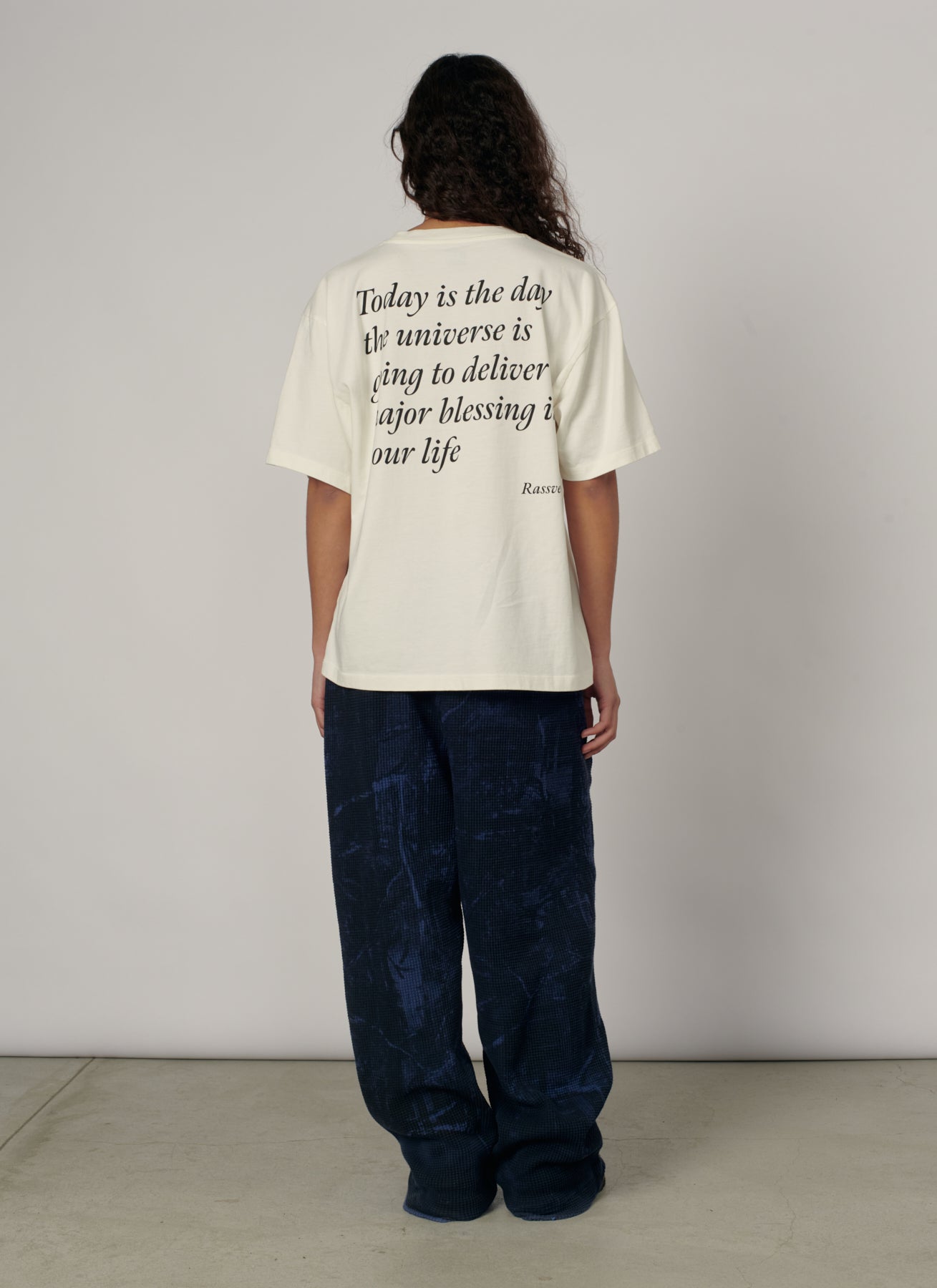 PACC19T004-2 ~ MEN BLESSINGS TEE SHIRT OFF WHITE