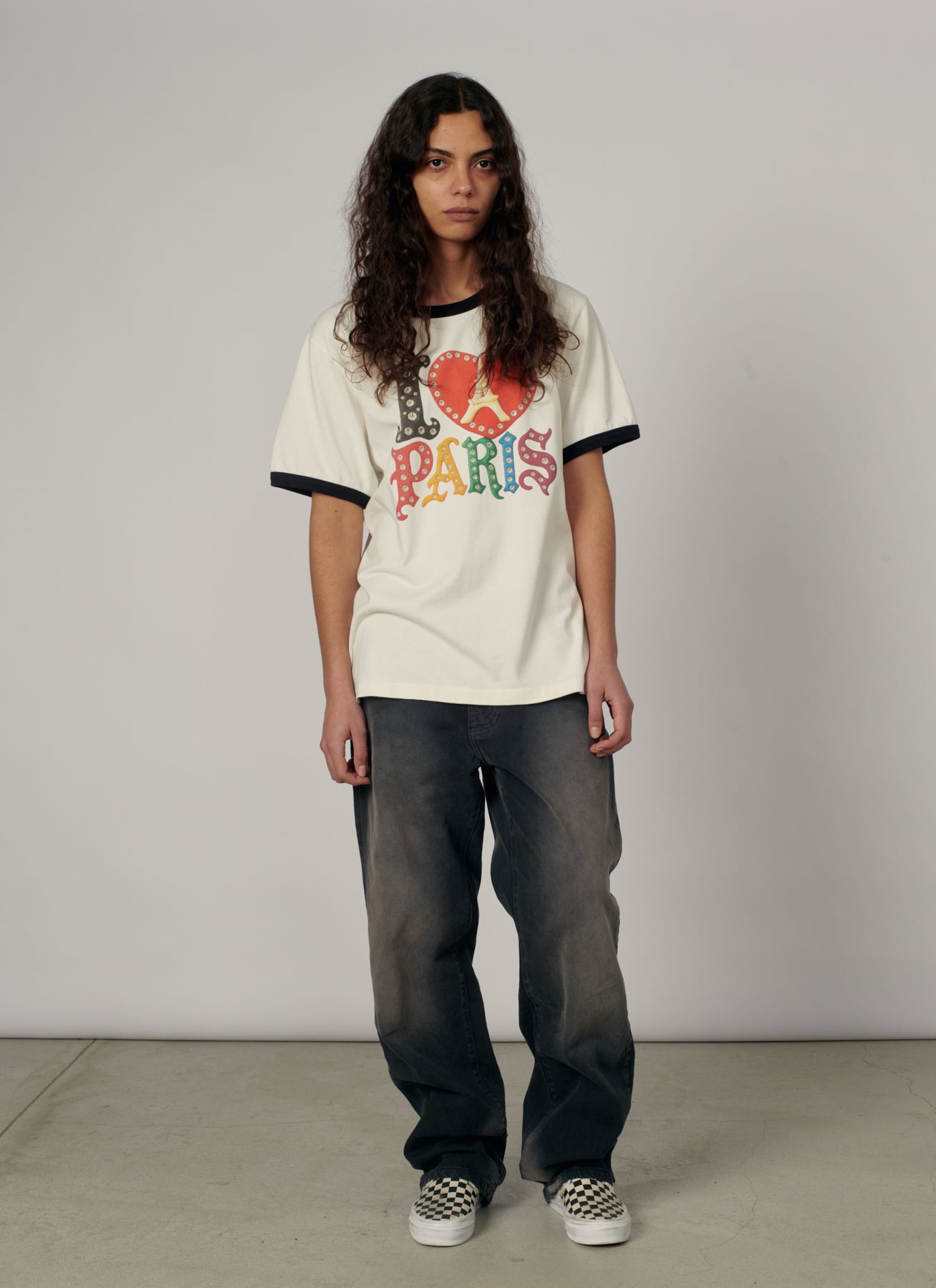 PACC19T010-1 ~ MEN JEWEL RINGER TEE SHIRT OFF WHITE