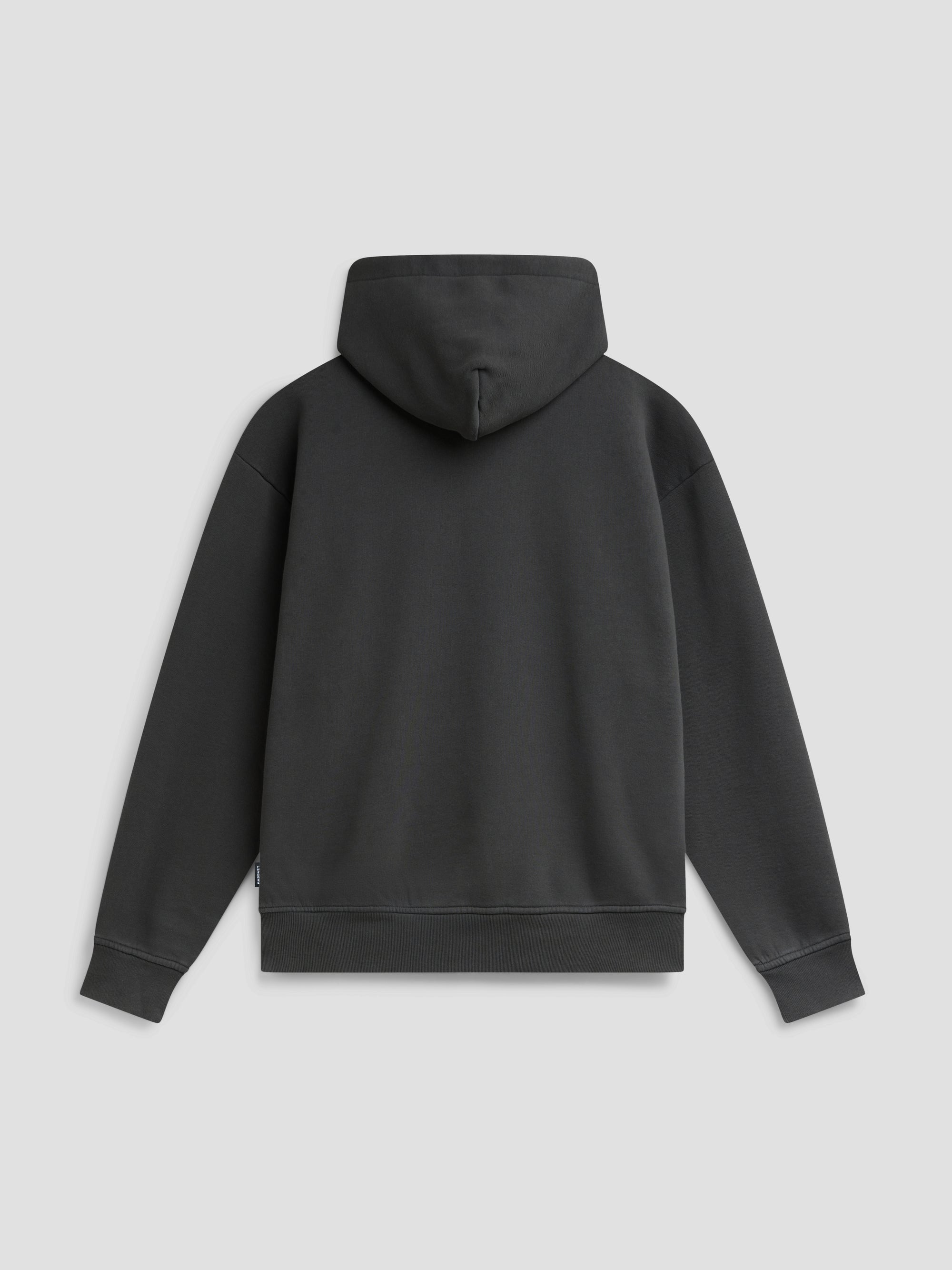 PACC19T021-1 ~ MEN WEAVE LOGO HOODIE BLACK