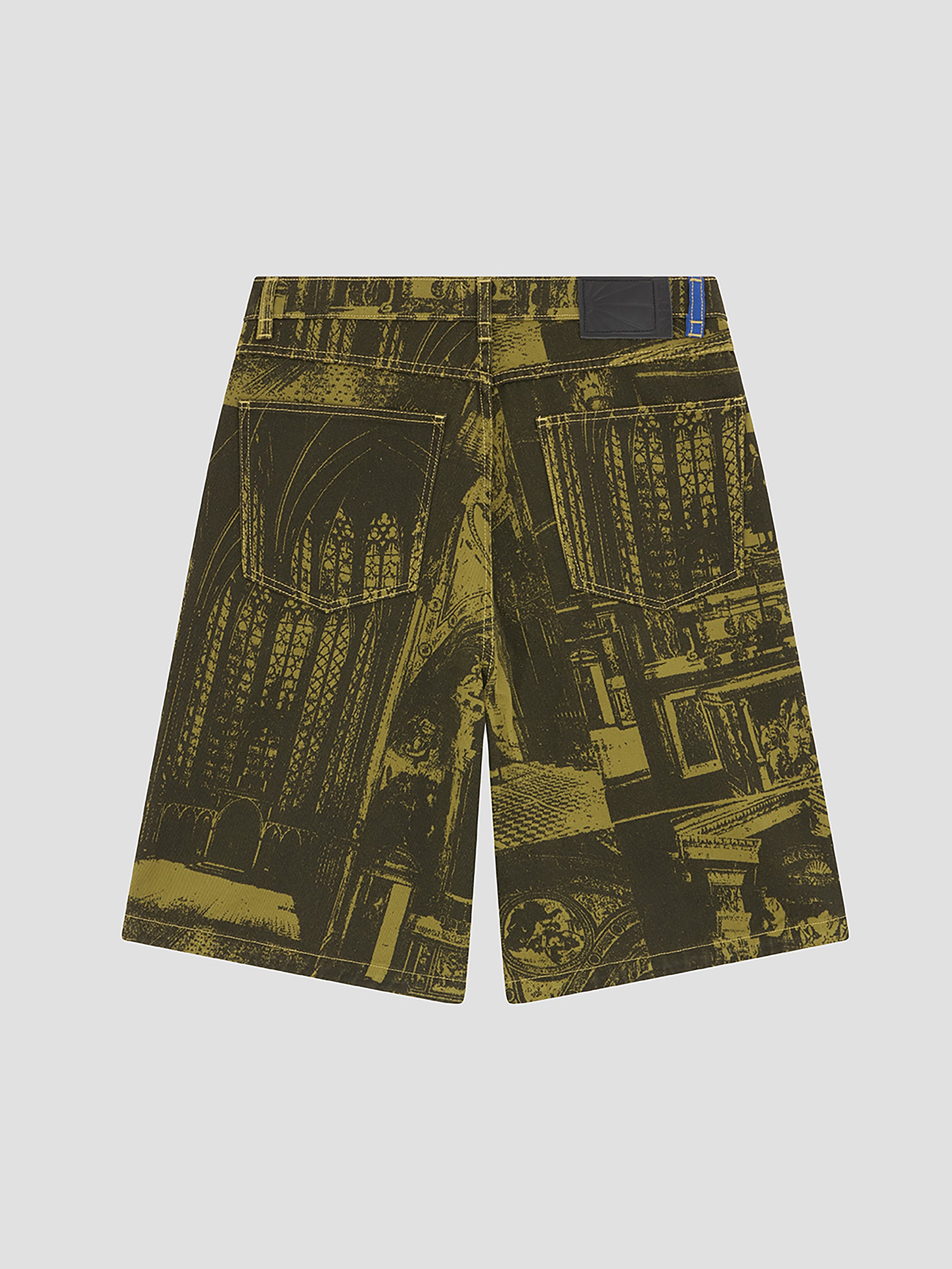 PACC16P014~CATHEDRAL DENIM SHORT - MULTI